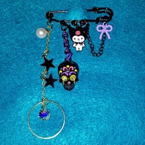 Cheeky Kuromi Brooch